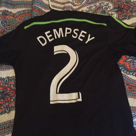 Original Adidas Seattle Sounders Black Jersey⚽️ - Picture 2 of 2